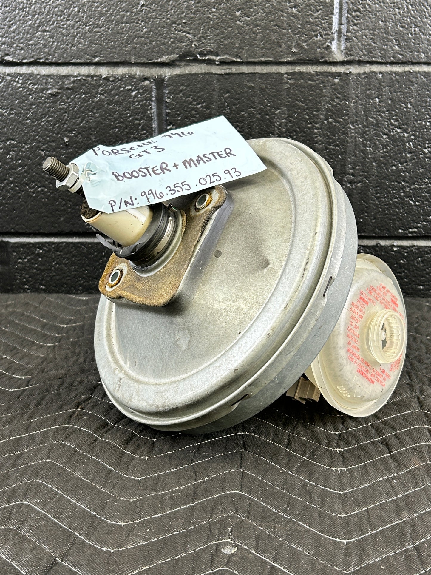 Porsche GT3 Brake Booster & Master USED