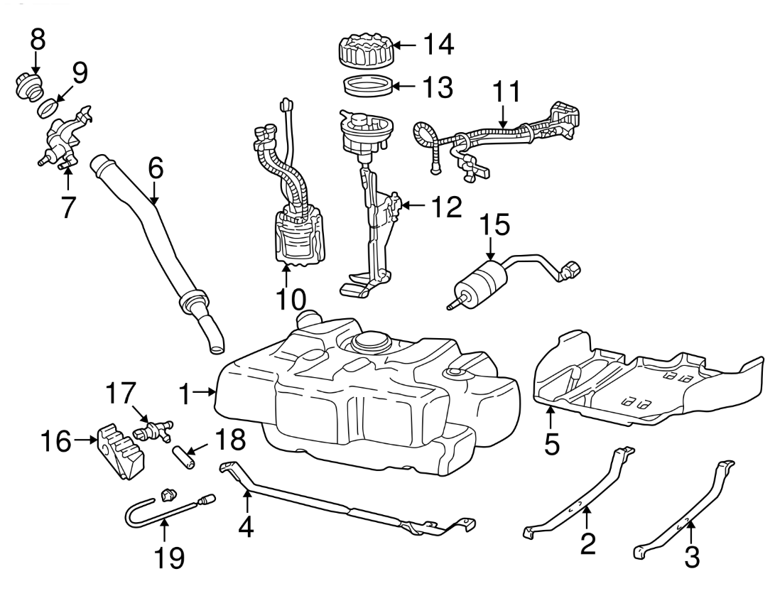 Porsche 996 GT2 Gas Fuel Tank 996 201 013 82