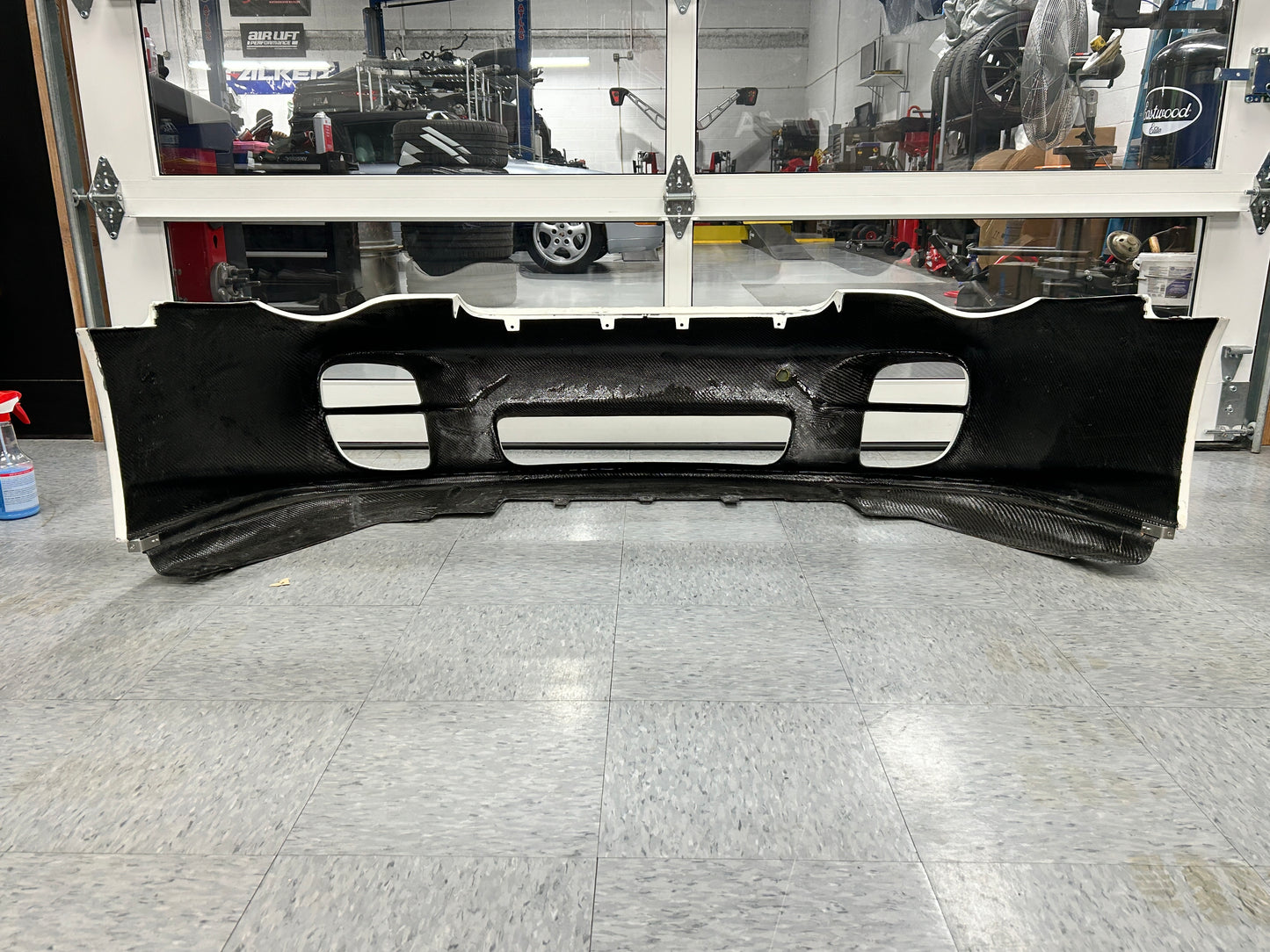 996 WERK's GT2 CARBON FIBER Front Brumper USED