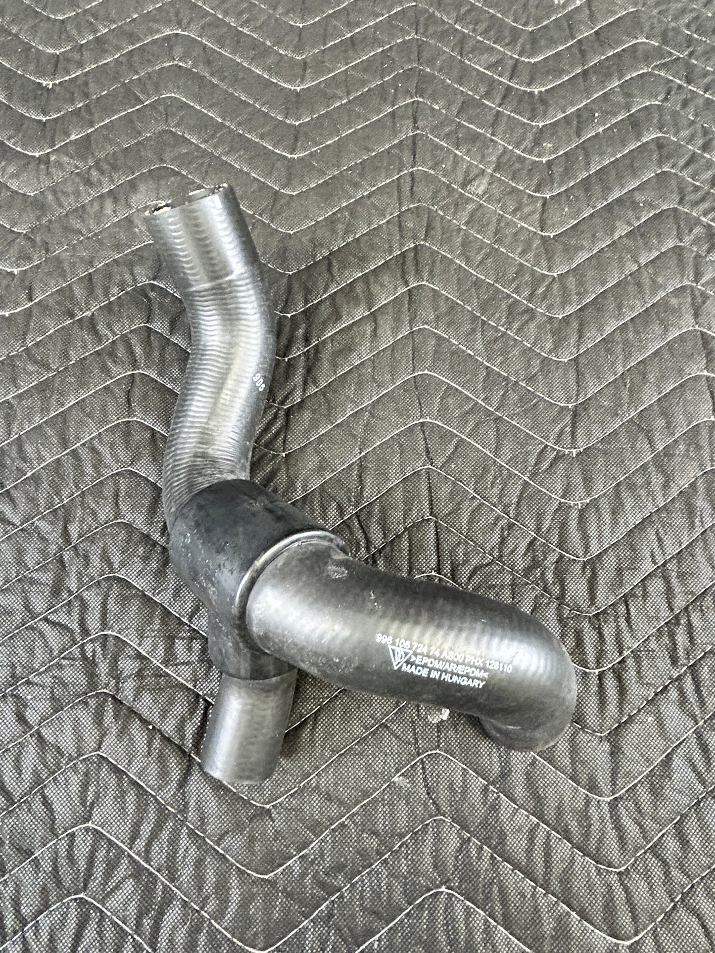 NEW OEM Porsche 996 Turbo Coolant Hose RH 996 106 724 74